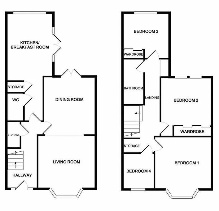 Spacious 4 Bed Rooms, Parking, Garden And Near Parks, Beaches And University Bournemouth 0*,